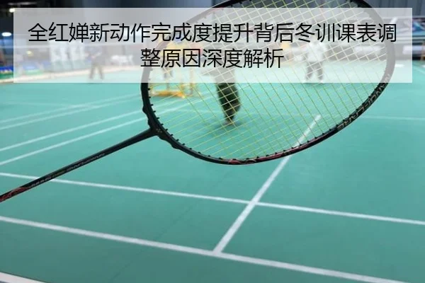 全红婵新动作完成度提升背后冬训课表调整原因深度解析