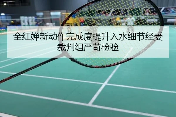 全红婵新动作完成度提升入水细节经受裁判组严苛检验