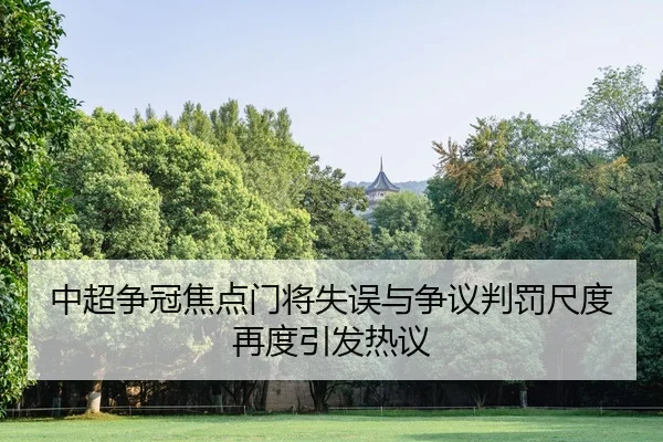 中超争冠焦点门将失误与争议判罚尺度再度引发热议